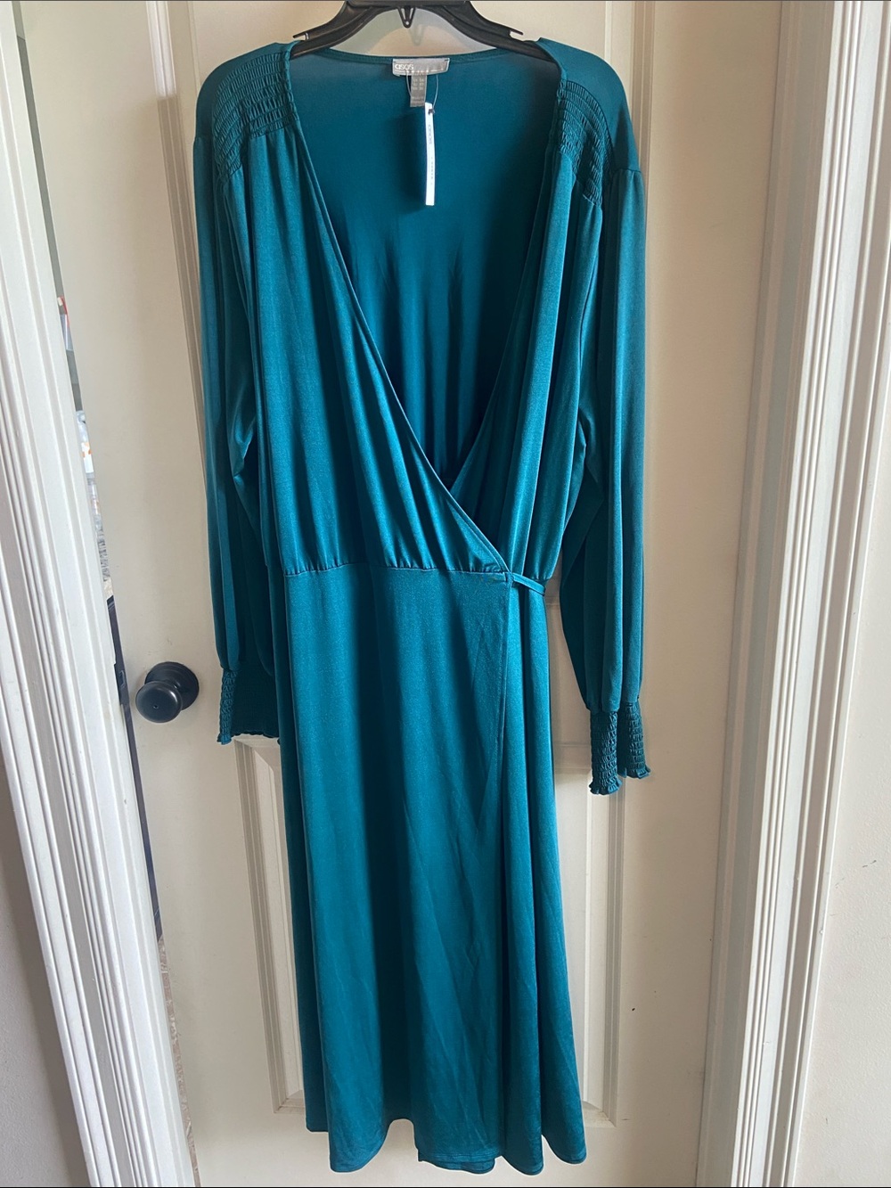 ASOS Women's Teal Wrap Dress